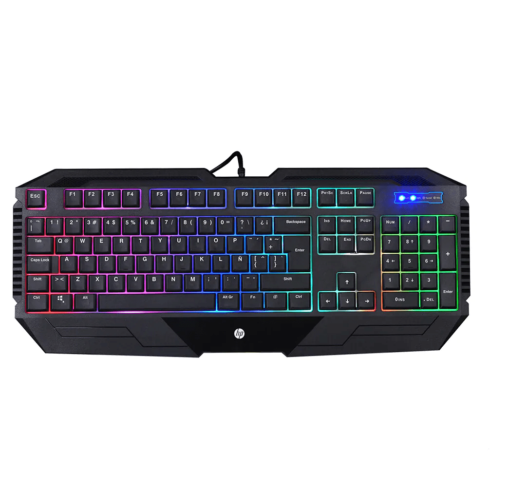 Teclado Gamer HP K110 LED RGB ABNT2