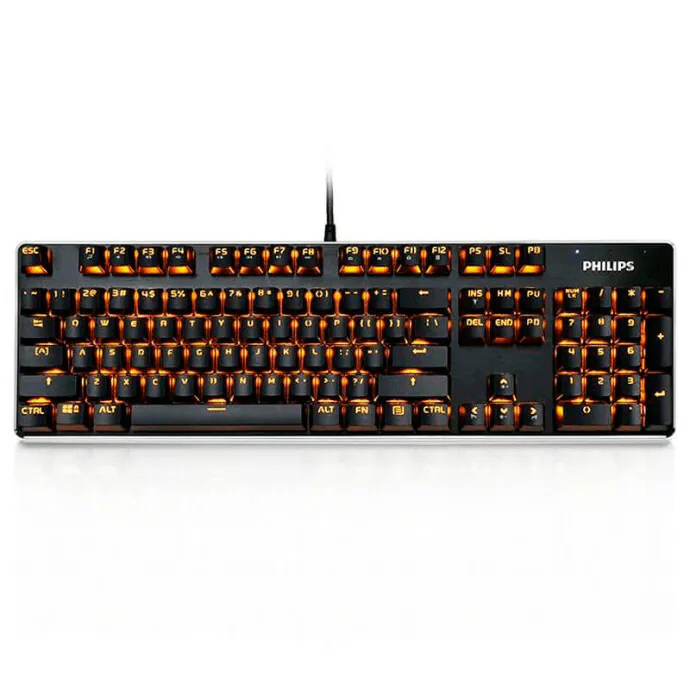 Teclado Gamer Mecânico USB Philips SPK8401 com LED Luminoso