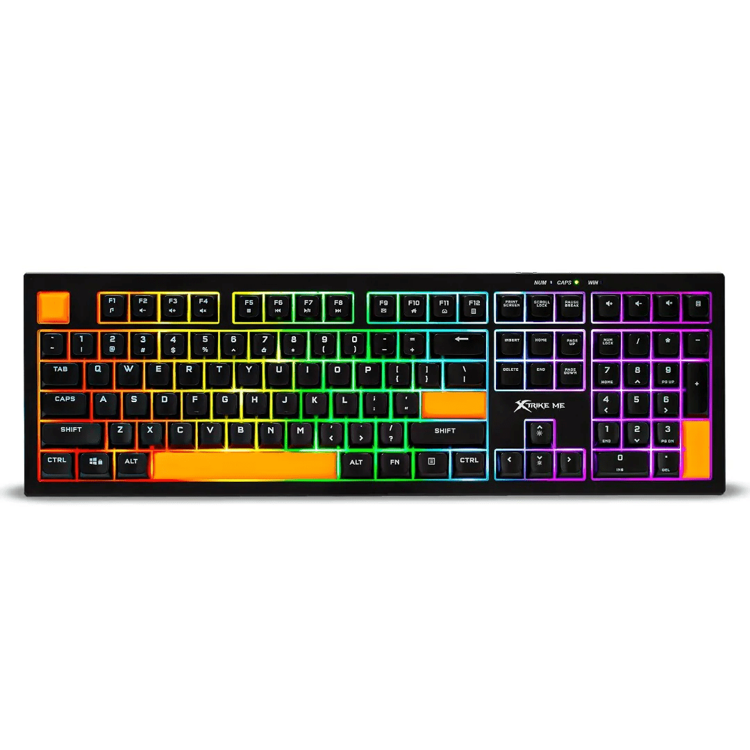 Teclado Gamer Semi Mecânico KB-512BK USB LED RGB Padrão ANSI