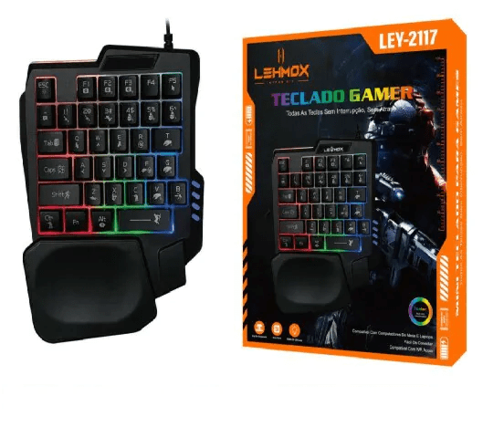 Teclado com Fio KNUP KP-TE126 ABNT II Teclas Redondas – Conforto e Praticidade