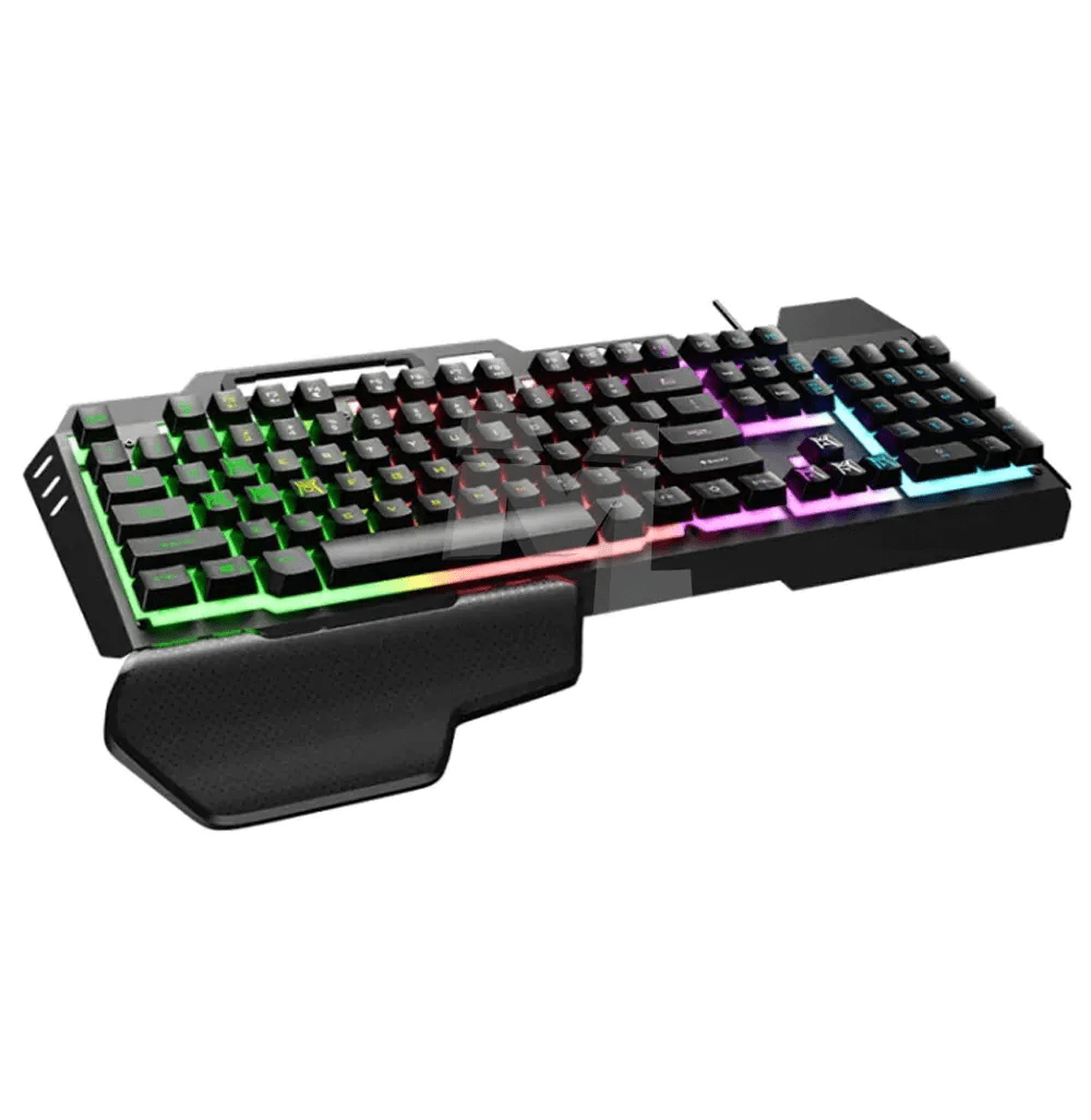 Teclado Gamer USB KNUP KP-TE105 Iluminado com Apoio de Punho