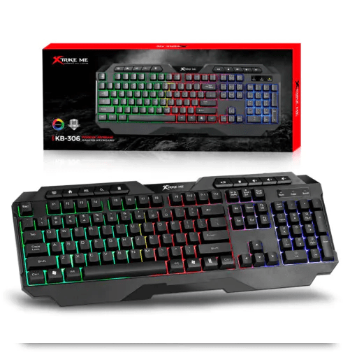 Teclado Gamer Xtrike?Me KB?306EN Membrana RGB ANSI – 114 Teclas