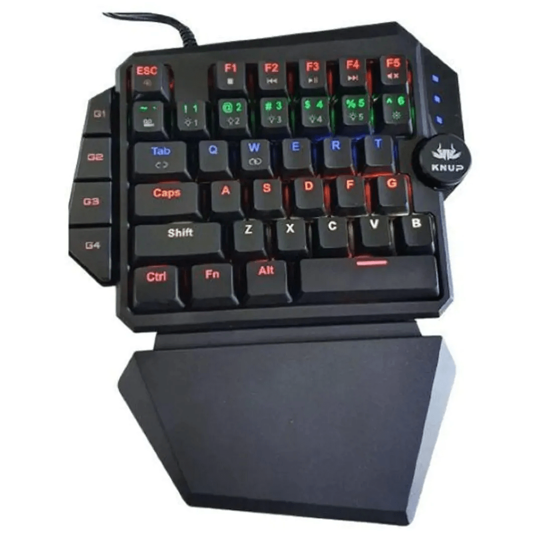 Teclado Mecânico Single Hand Gamer Knup KP-TM003