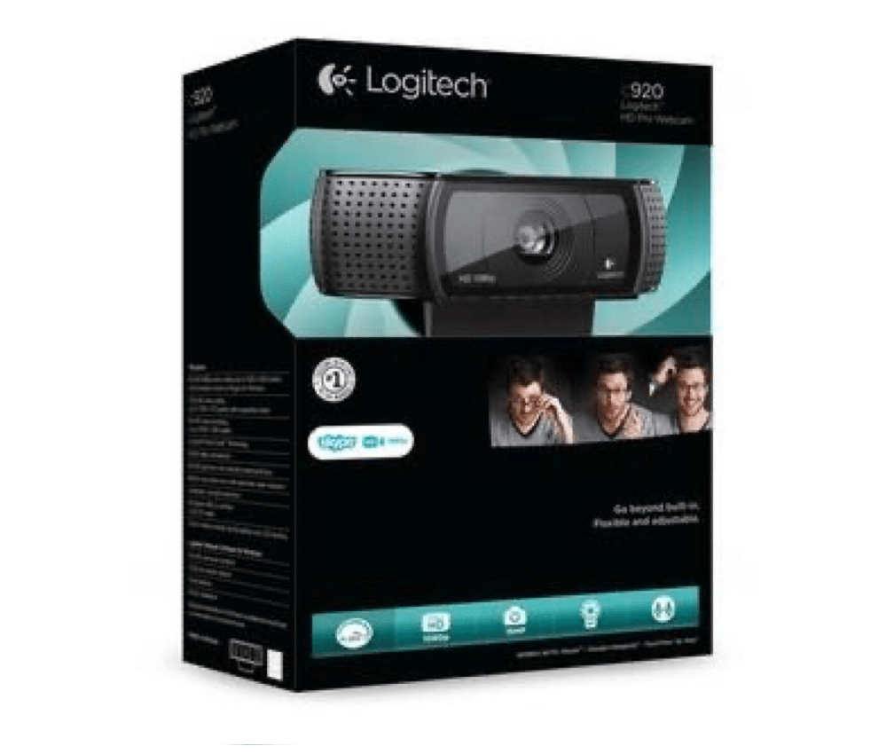 WebCam Logitech C920 Pro Full HD para Chamadas e Gravações em Video Widescreen 1080p 