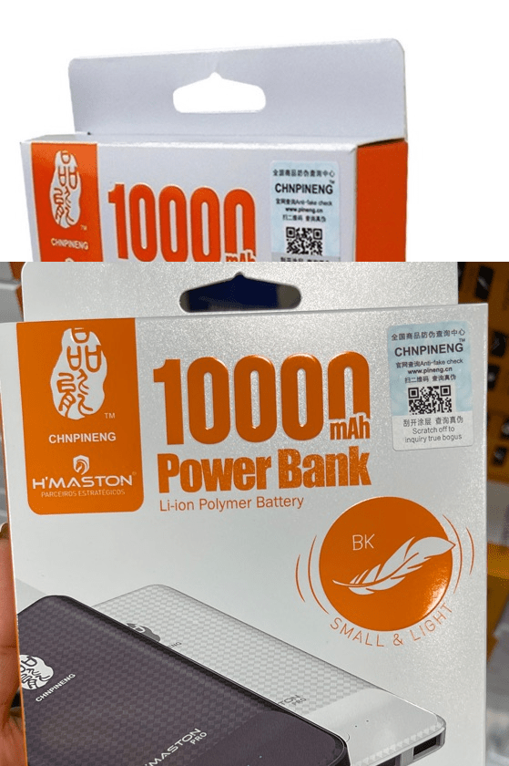 Novo Carregador Portátil Pineng Pn-936 10mah Power Bank 