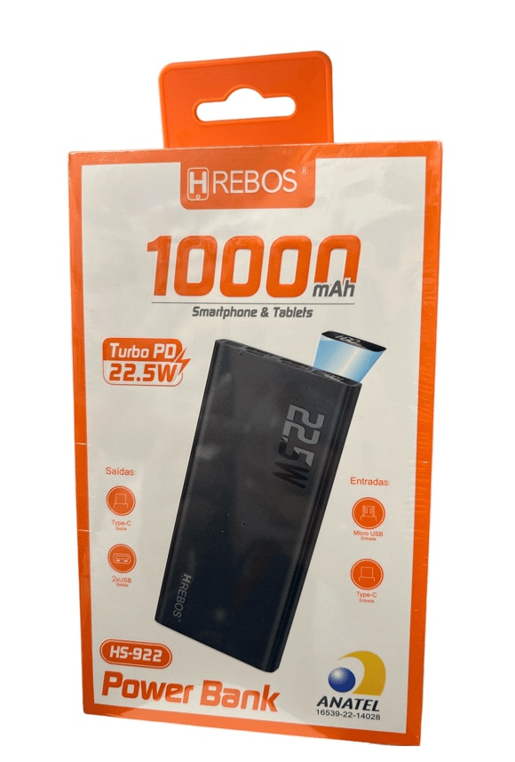 Carregador Portátil Power Bank Magnético Sem Fio 22.5W H'Maston YD43