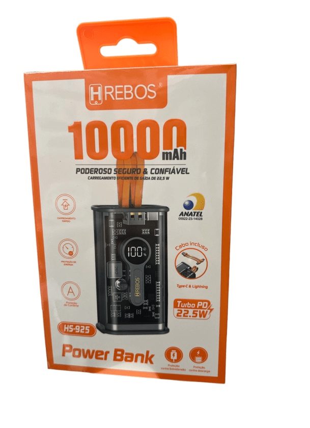 POWER BANK SYSTEM 10.000MAH HS-925 HREBOS