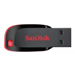 Pendrive SanDisk Cruzer 16GB preto e vermelho