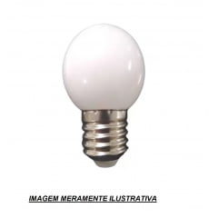 10 UNIDADES de lâmpadas Bulbo Led ( Bolinha ) 3w E27 - 3000k Branco Quente
