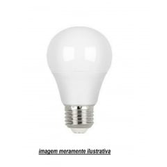 10 unidades de Lâmpadas  Bulbo De LED 4.8W Bivolt Econômica 6500K Branco Frio E27 