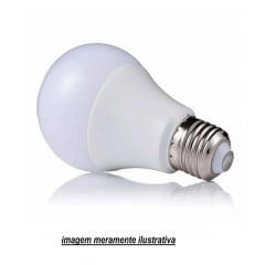 10 unidades de Lâmpada Bulbo De LED 4.8W Bivolt Econômica 6500K Branco Quente E27