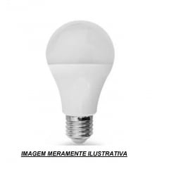 10 unidades de  Lâmpadas 15W LED Bulbo E27, 6500K, Bivolt - Branco Frio 