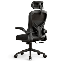 Cadeira Escritorio Ergonomica Giratória e com Altura Ajustavel MetalRed M858 - PRETO