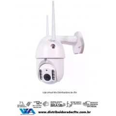 Câmera Speed Dome IP PTZ WiFi V-307R Visão Noturna