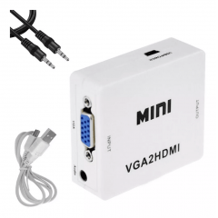 Conversor VGA para AV 1080P Tomate MTV-608 VGA2AV