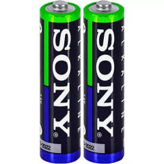 Pilha Alcalina AA Sony AM3L-B2D com 2 Unidades