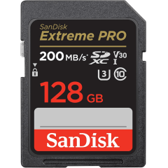 MEMÓRIA SDHC 128GB EXTREME PRO 170MB SANDISK U3