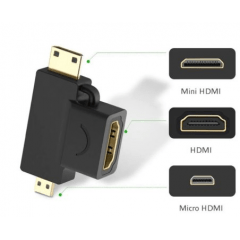 ADAPTADOR 3 EM 1 MICRO HDMI