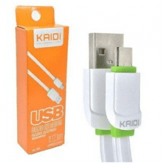 CABO CARREGADOR DE DADOS USB (V8) 1M KAIDI- KD-305