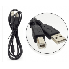 CABO DE IMPRESSORA USB COM FERRITE ESPECIAL DE 1.5 METROS