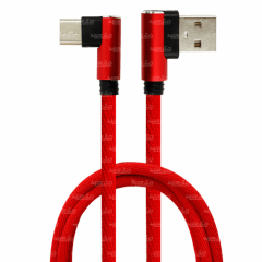 Cabo USB V8 Micro USB 2.1A para Smartphone Carregamento Rápido e Dados Conector em Alumínio Lateral 1M - 02951