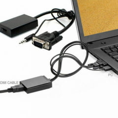 Conversor de VGA para HDMI Transmissor - EXBOM - CC-VHA30