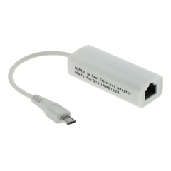 Micro Usb 2.0 Para Ethernet Rj45 Network Lan Placa Adaptador