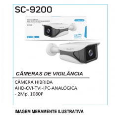Câmera De Segurança 4x1 Full Hd 1080p Infravermelho Sc-9200 - It Blue