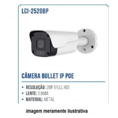 Camera Ip Bullet Luatek Lci-2520bp Poe 1080p 2megapixel