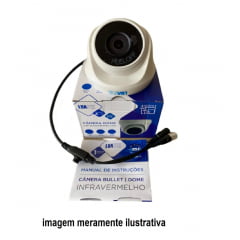 Câmera Dome Infravermelho 4 Em 1 Hd 5 Mp 2.8mm Ir 20mt LCM 8750B Pro - Luatek