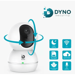 Camera De Segurança Wifi Infravermelho Visão 360º Robo Smart - Dyno