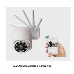 Camera Ip Speed Dome Jortan 5 Antenas Aprova Dagua Giratoria