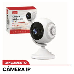 Câmera IP Wi-Fi KP-CA201 Full HD Segurança Residencial com Visão Noturna e Acesso pelo Celular