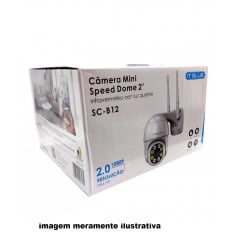 Câmera Segurança Externa Wifi Full Hd 1080P Sc-B12 It Blue