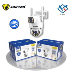 Câmera Segurança WiFi Auto Tracking Infravermelho Jortan AJ-A28-B Yoosee