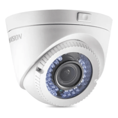 Câmera de Segurança Dome Hikvision DS-2CE56D1T-VFIR3 1080p com Lente Varifocal e Infravermelho 40m