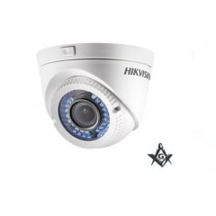 Camera Hikvision Ds-2ce56c2t-vfir3(2.8-12mm) Dome Hd Tvi Ir Ate 40m -1.3 Mega Lente 2.8-12mm