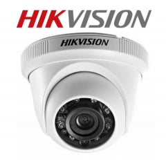 Câmera hikvision ds-2ce56cot-irpf de segurança infra vermelho dome lente de 2.8mm  4 em 1 tvi/ahd/cvi/cvbs