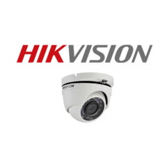 Câmera Hikvision DS-2CE56C0T-IRM de segurança infra vermelho dome 1 megapixel lente 2.8mm 2 em 1 TVi/CVBS