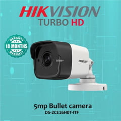 Câmera Hikvision bullet DS-2CE16H0T-ITF 5 MP, OSD menu, 2D DNR, DWDR, lente 3,6mm