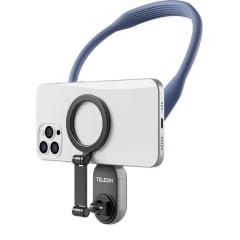 Suporte de Pescoço Magnético para Celular TELESIN Silicone Flexível