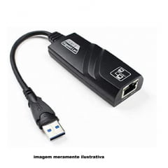 ADAPTADOR PLACA DE REDE USB 3.0 PARA GIGABIT ETHERNET LAN RJ45 (10/100/1000)