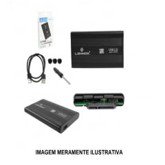CASE GAVETA HD SATA EXTERNO 2.5 NOTEBOOK USB 2.0 PC LEY-33
