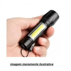 Mini Lanterna De Led Recarregável Usb Ec-6175