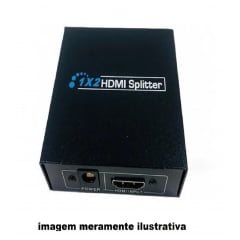DIVISOR HDMI HDCP SPLITTER 1 ENTRADA 2 SAÍDAS FULL HD 1X2