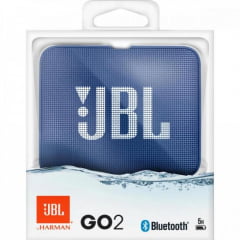 Caixa Multimídia Portátil Bluetooth GO 2 Azul JBL