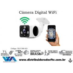 Camera de segurança e cftv ip wi-fi infra vermelho 1.3mp - 960p (1280x960p) VR-V380-K5