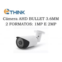 Câmera Dome Infra vermelho Segurança Vigilância bullet 1 megapixel 3,6mm ahd 6016