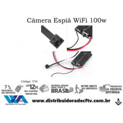 Mini Câmera ip wi-fi espiã 100W V55 1080P