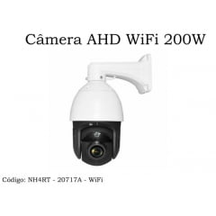 Câmera Speed Dome Wifi Ir 200m Fullhd 2mp Zoom Óptico